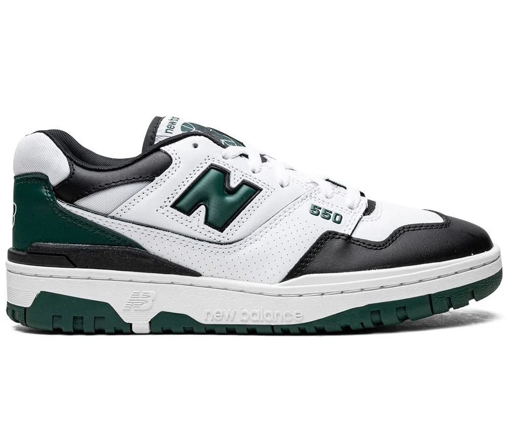 NEW BALANCE 550 WHITE GREEN BLACK