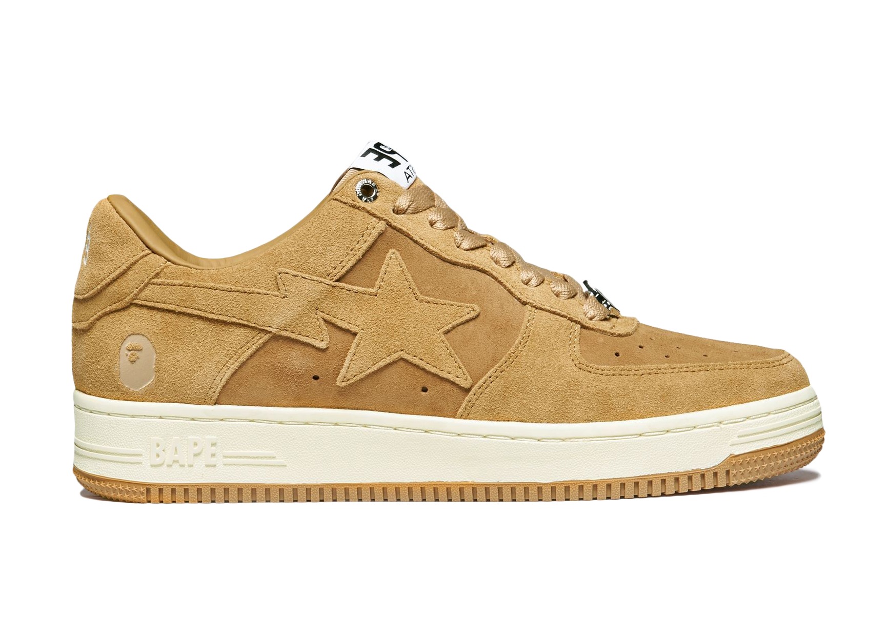 A BATHING APE BAPE STA BEIGE SUEDE