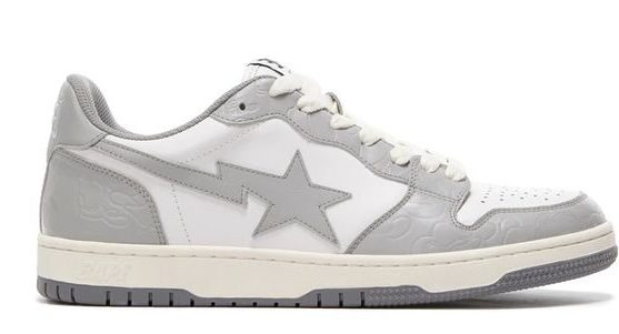 A BATHING BAPE COURT STA LOW GREY