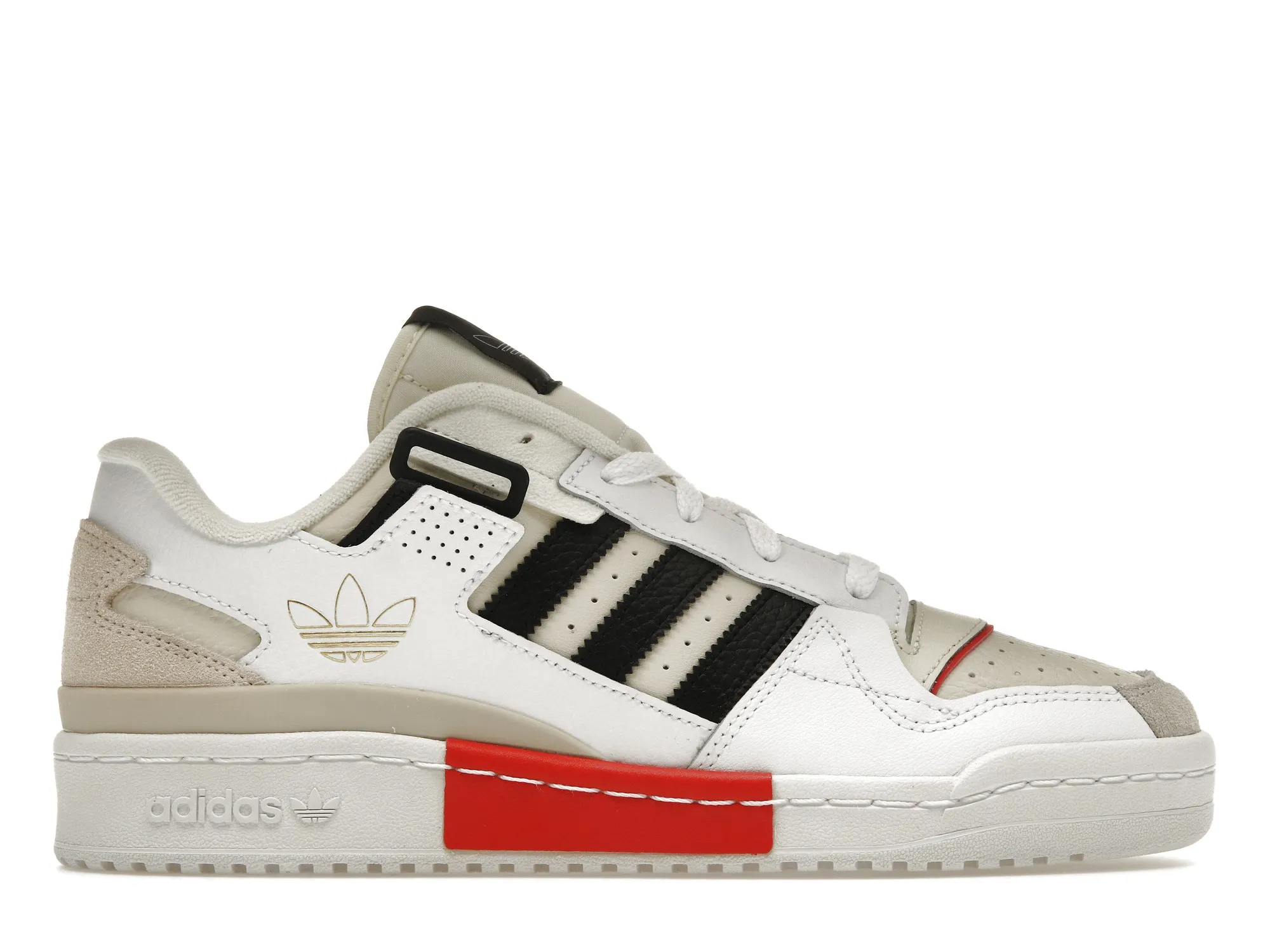 ADIDAS FORUM EXHIBIT LOW WHITE VIVID RED