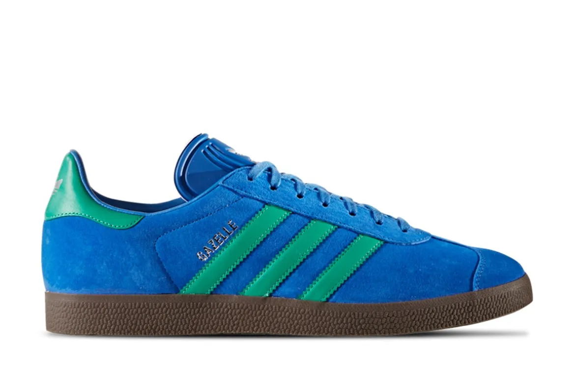 ADIDAS ORIGINALS GAZELLE INDOOR BLUE GREEN