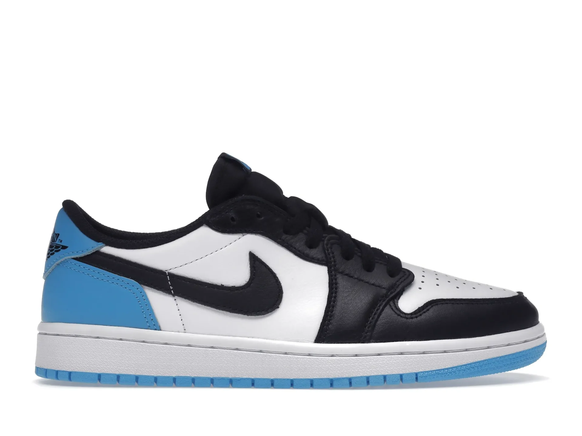 AIR JORDAN 1 LOW BLACK DARK POWDER BLUE