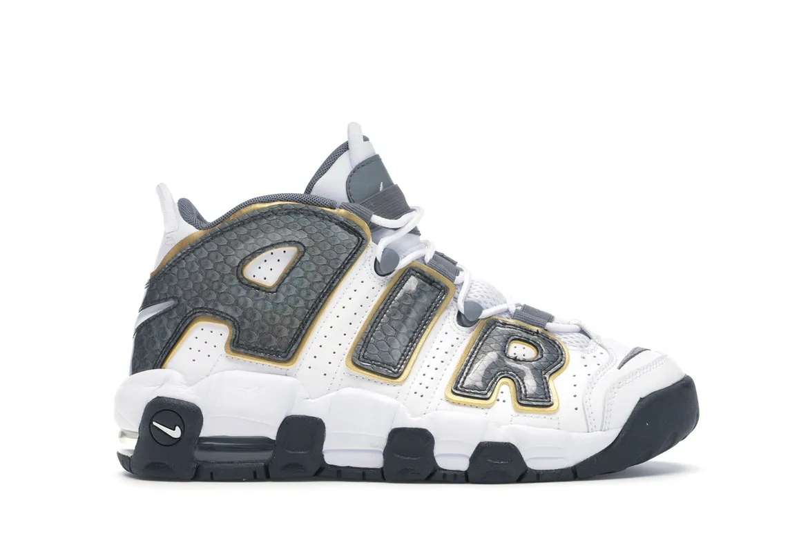 AIR MORE UPTEMPO WHITE ANTHRACITE SNAKESKIN