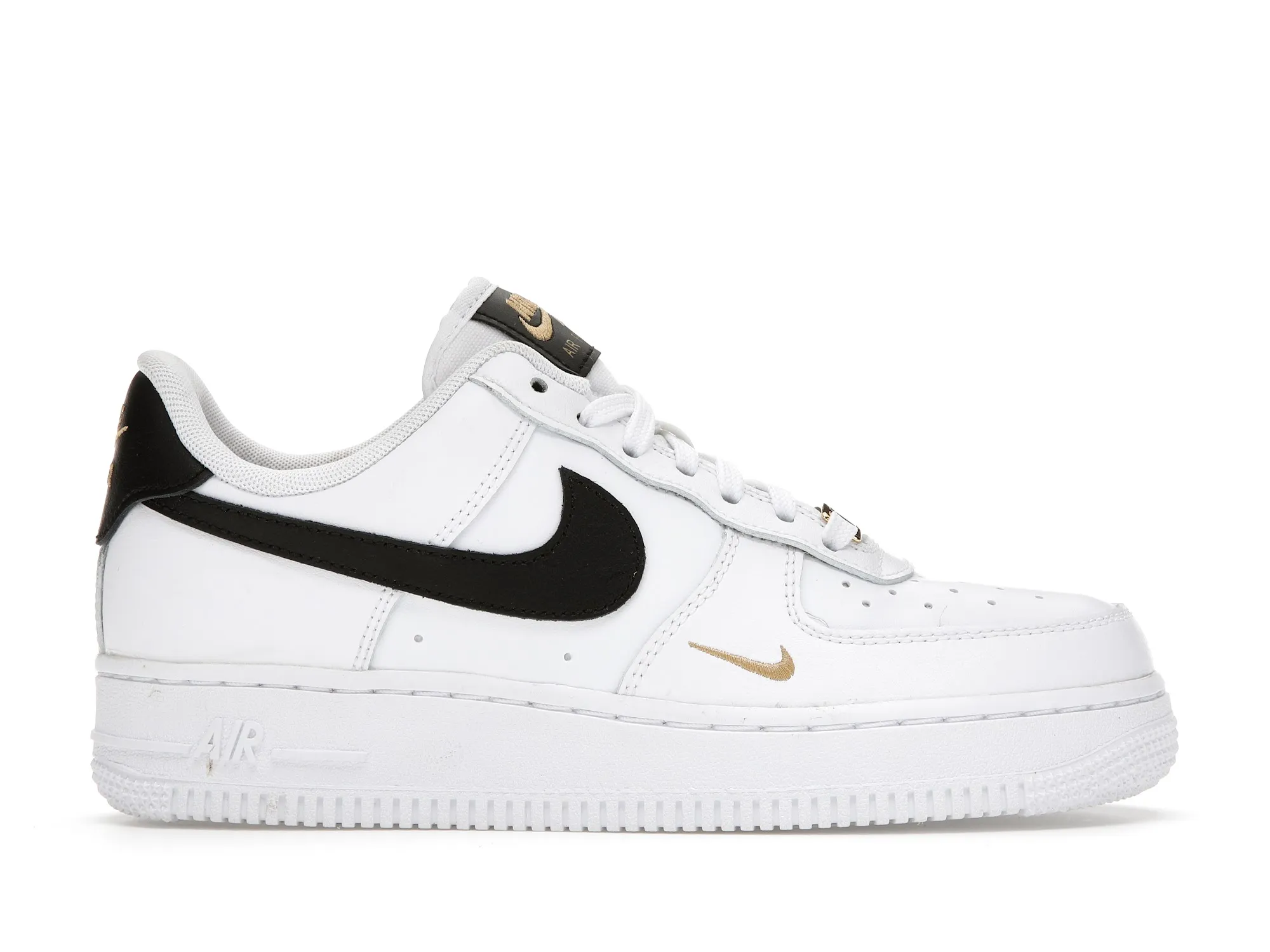 AIRFORCE 1 BLACK GOLD MINI SWOOSH