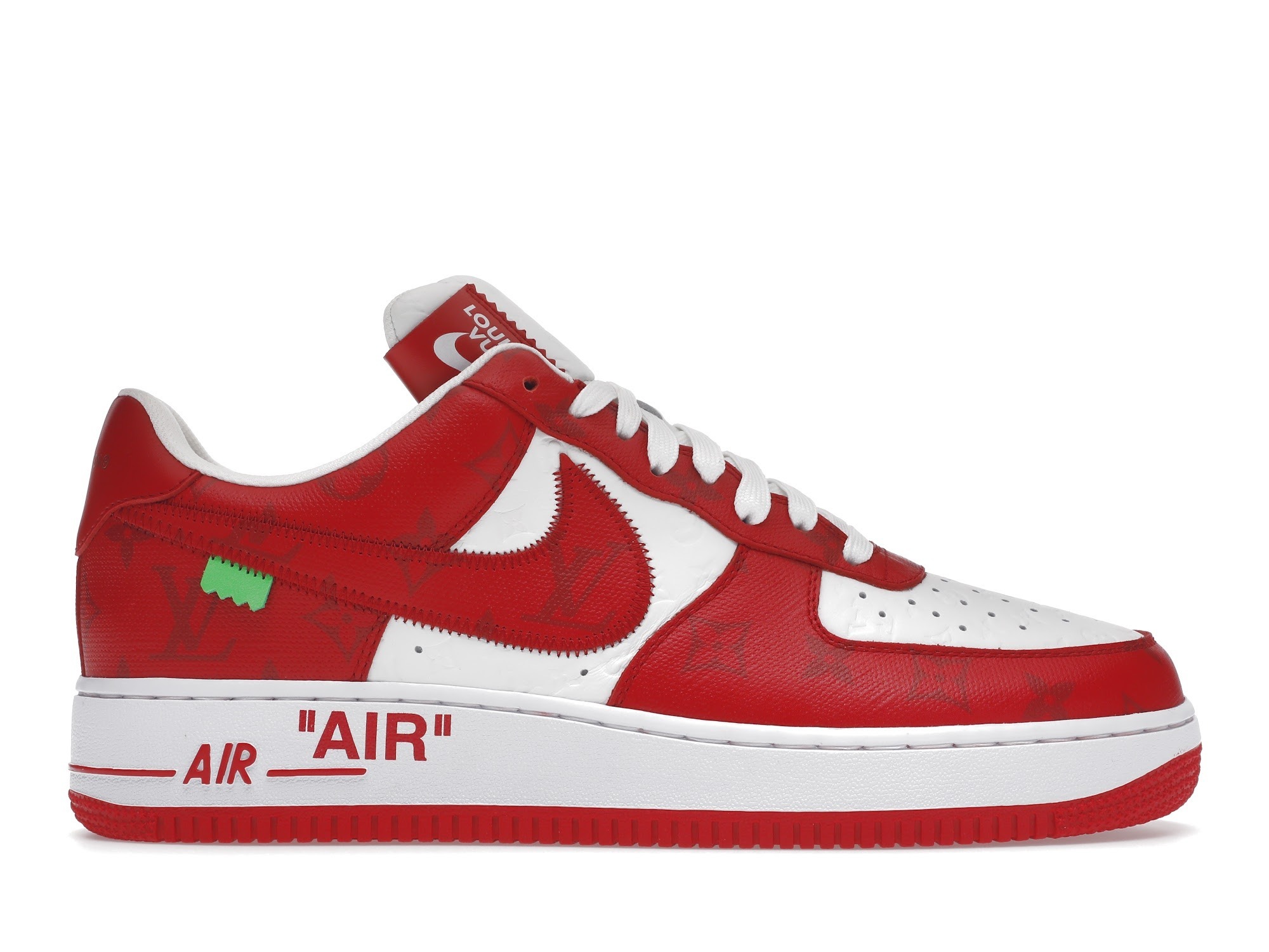 AIRFORCE 1 LOUIS VUITTON OFF-WHITE RED WHITE