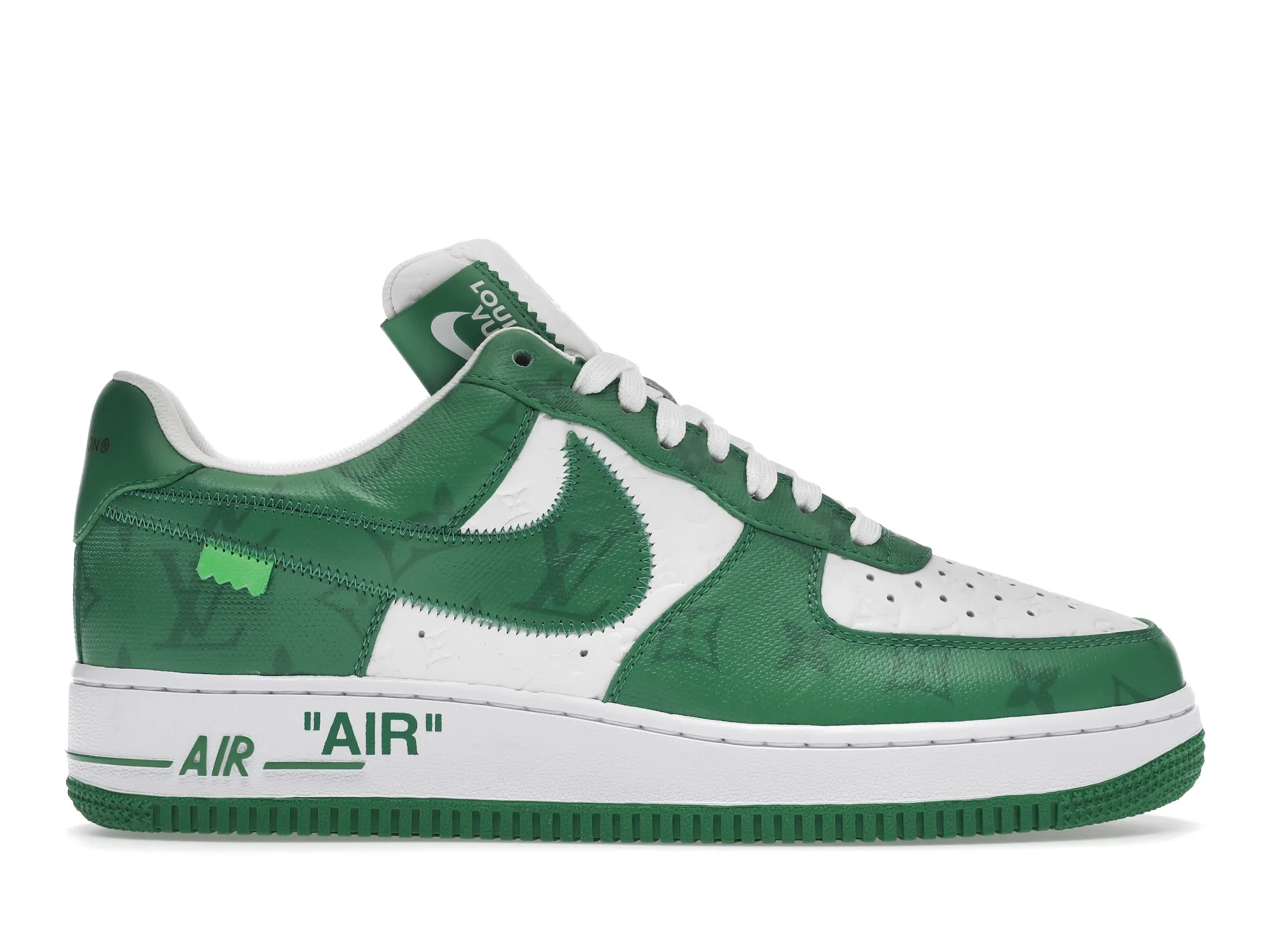 AIRFORCE 1 LOUIS VUITTON OFF-WHITE WHITE GREEN