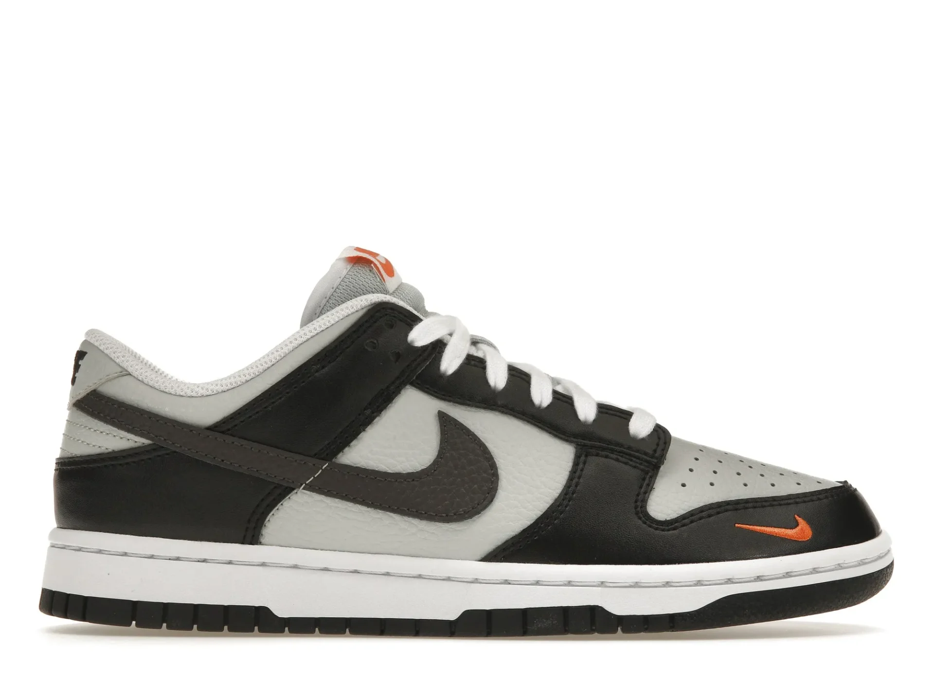 DUNK LOW BLACK TOTAL ORANGE MINI SWOOSH