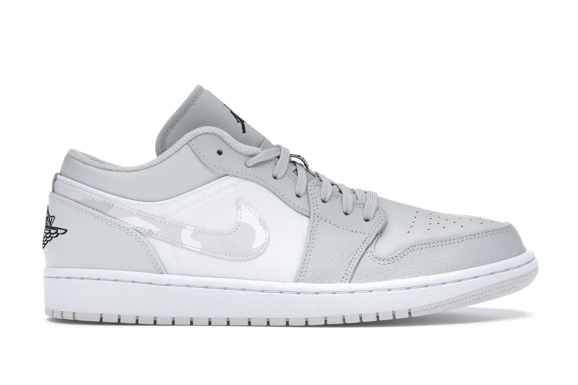 JORDAN 1 LOW WHITE CAMO