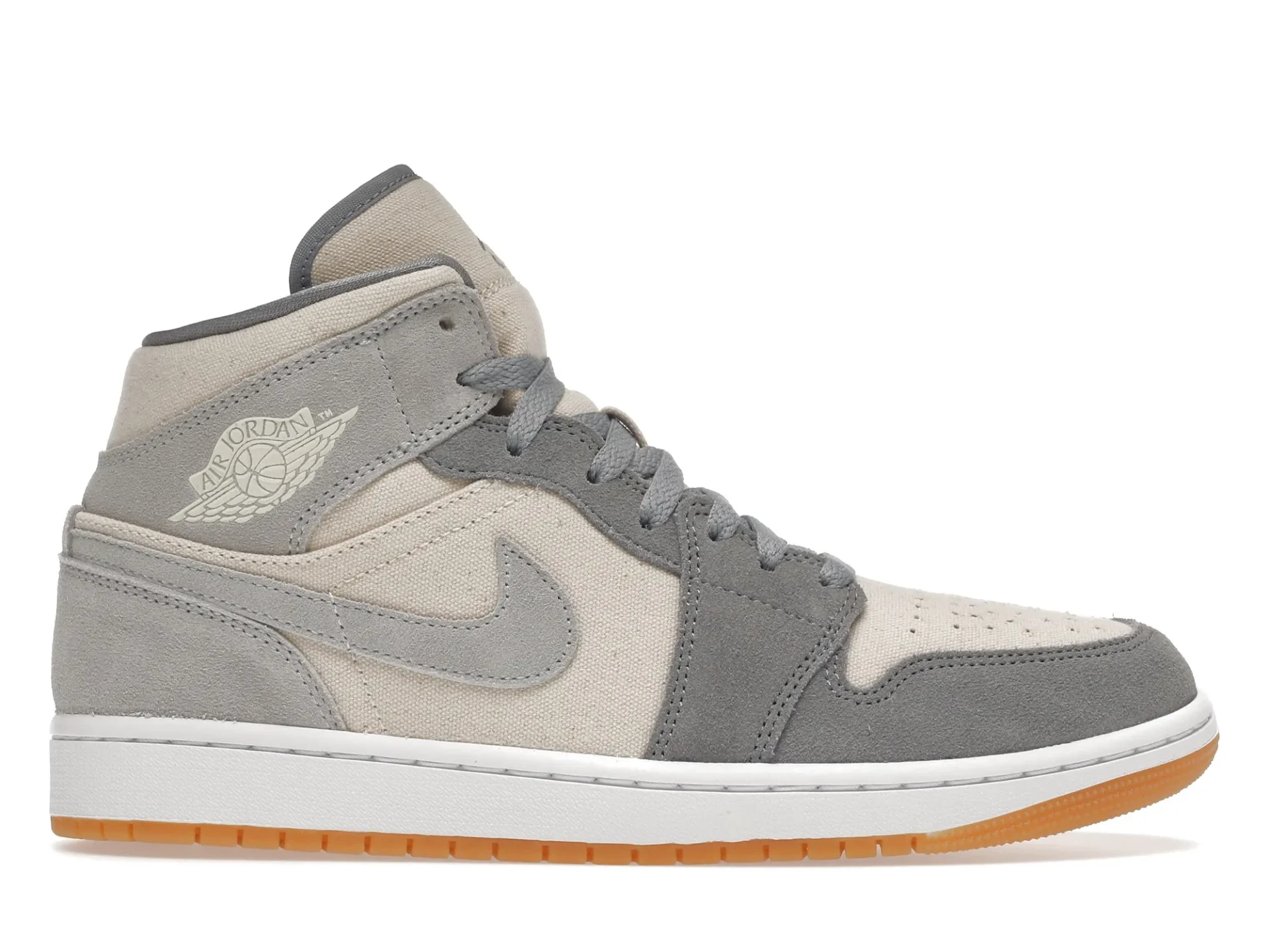 JORDAN 1 MID COCONUT MILK PARTICLE GREY