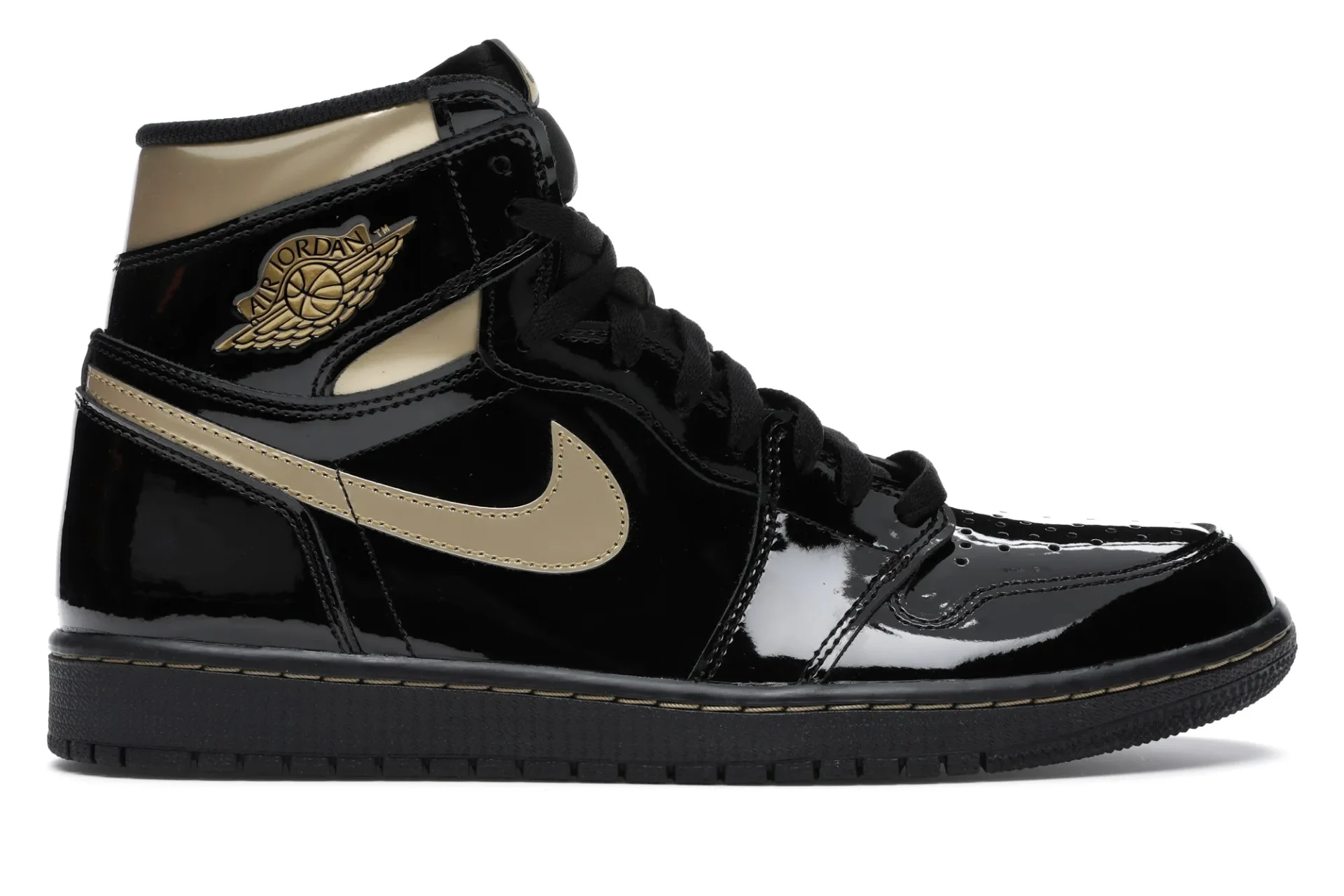 JORDAN 1 RETRO HIGH BLACK METALLIC GOLD