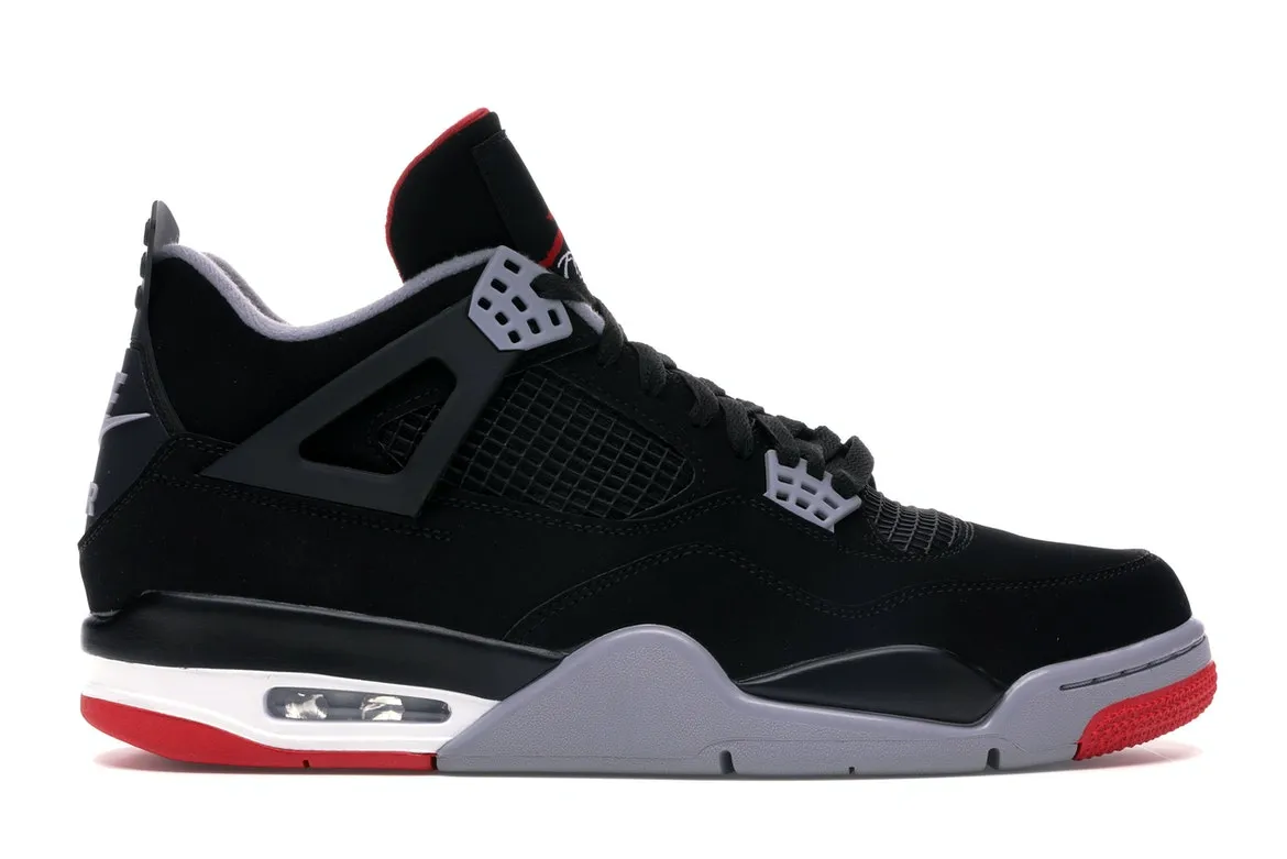 JORDAN 4 RETRO BRED