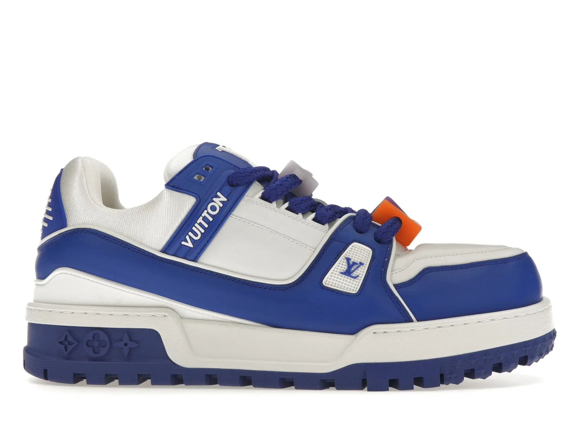 LOUIS VUITTON TRAINER MAXI BLUE WHITE