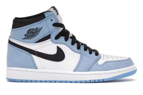 JORDAN 1 HIGH WHITE UNIVERSITY BLUE BLACK