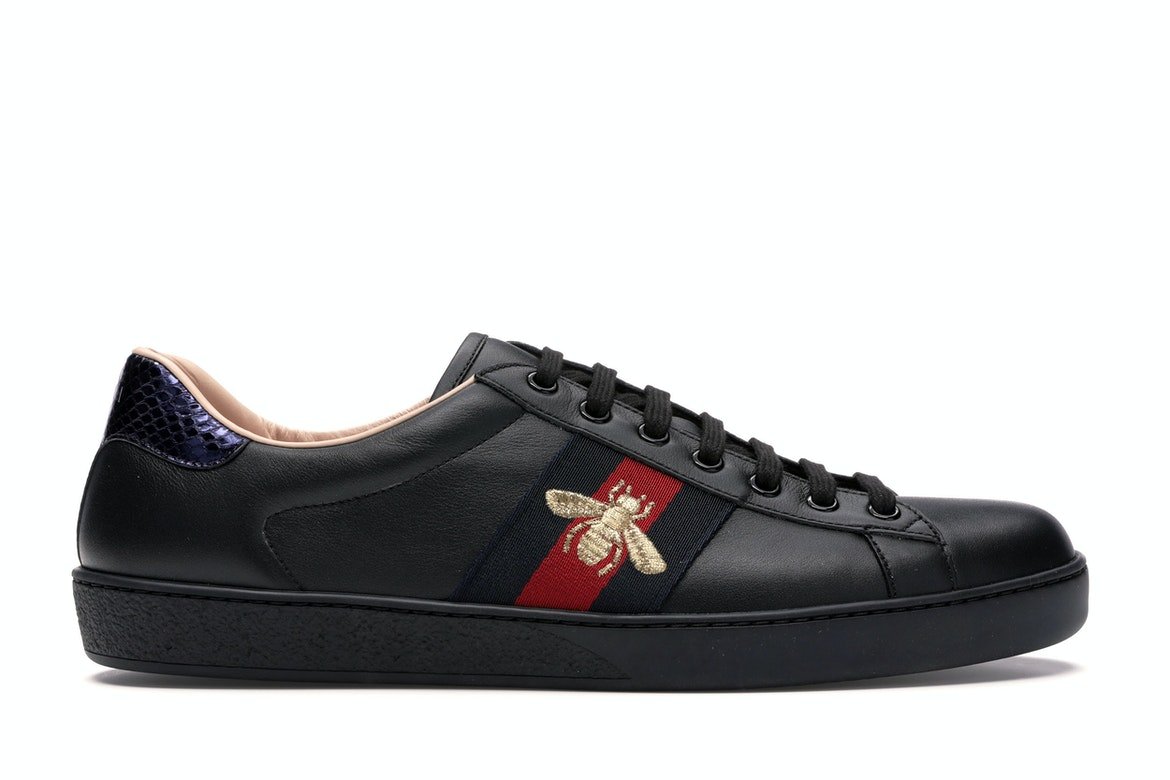 GUCCII ACE BEE LOW TRAINERS